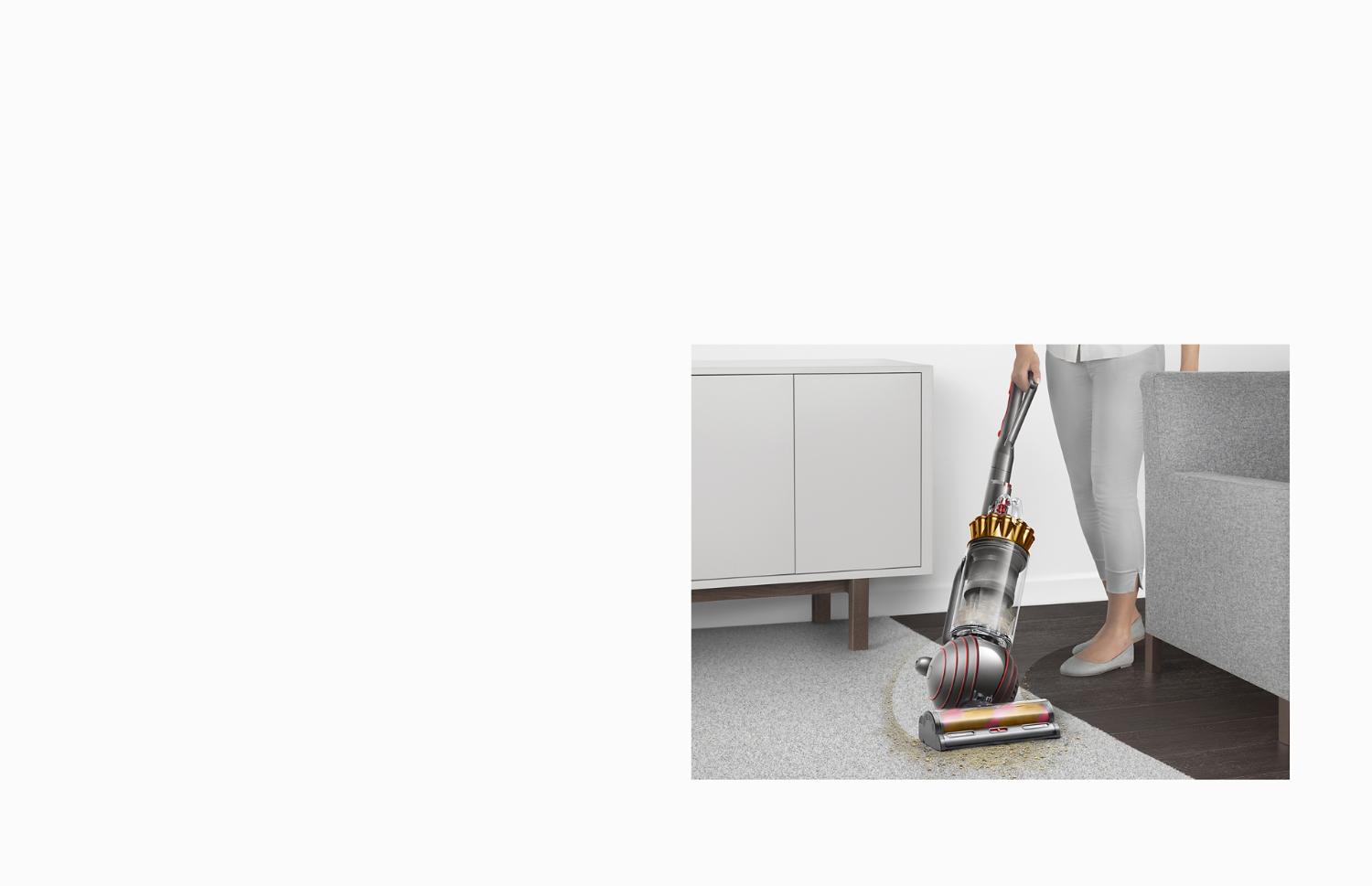 Dyson Ball Animal 3 reclined and in use
